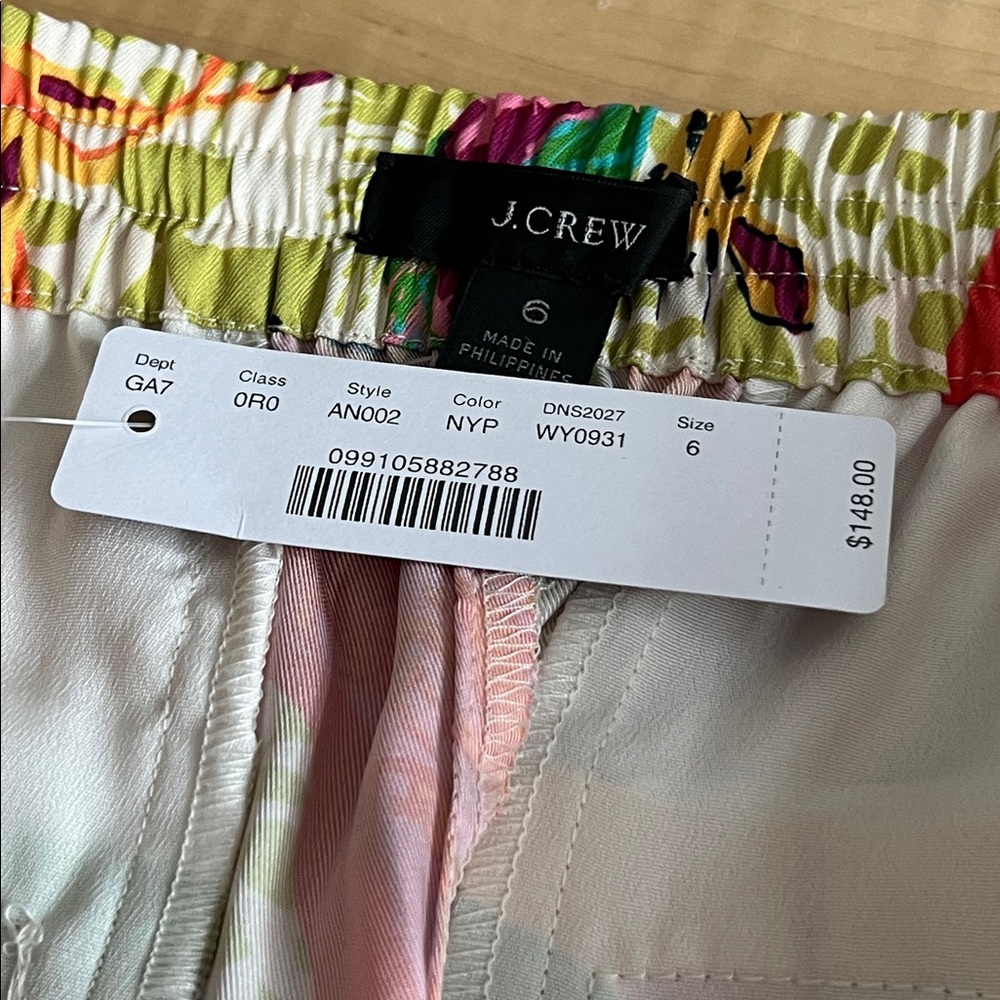 🆕 J. CREW Drapey wide-leg pant in Ratti® safari print - Picture 3 of 9